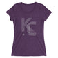 KC Five Line: Ladies' Triblend short sleeve t-shirt