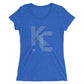 KC Five Line: Ladies' Triblend short sleeve t-shirt