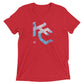 KC Gothic (Paint Roll): Mens Triblend Short sleeve t-shirt
