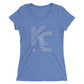 KC Five Line: Ladies' Triblend short sleeve t-shirt